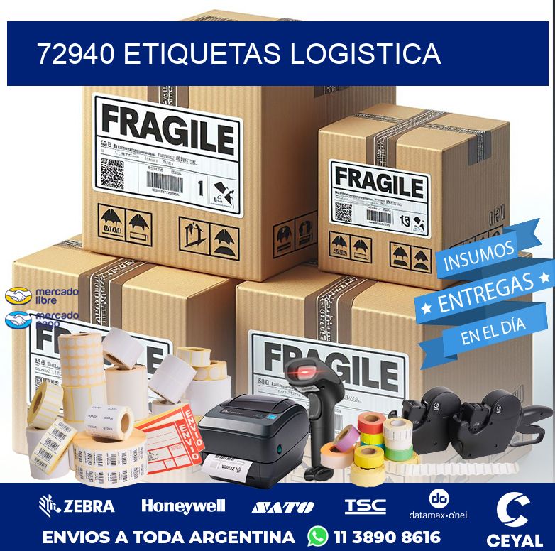 72940 ETIQUETAS LOGISTICA