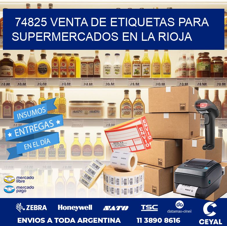 74825 VENTA DE ETIQUETAS PARA SUPERMERCADOS EN LA RIOJA
