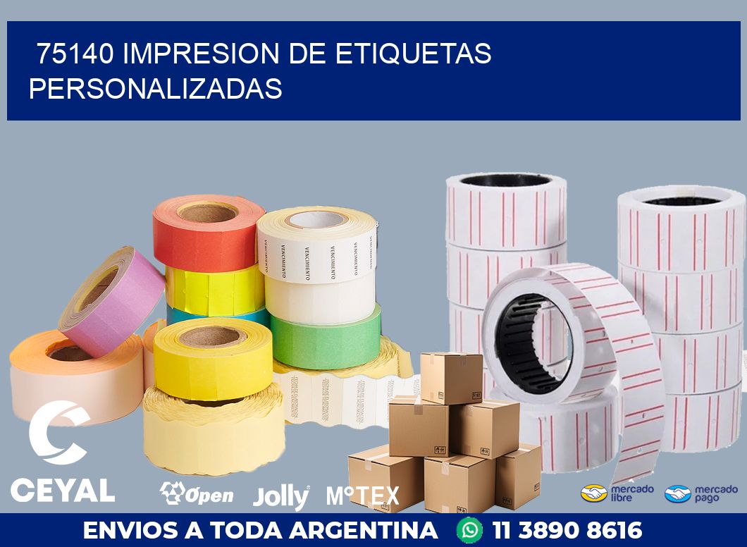 75140 IMPRESION DE ETIQUETAS PERSONALIZADAS