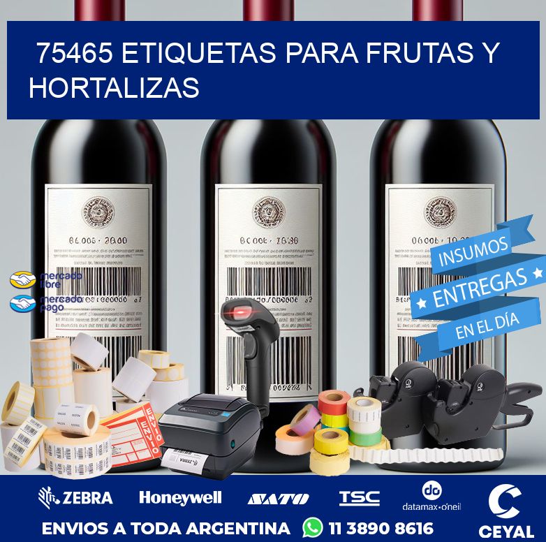 75465 ETIQUETAS PARA FRUTAS Y HORTALIZAS