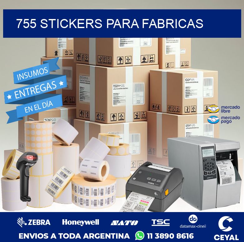 755 STICKERS PARA FABRICAS