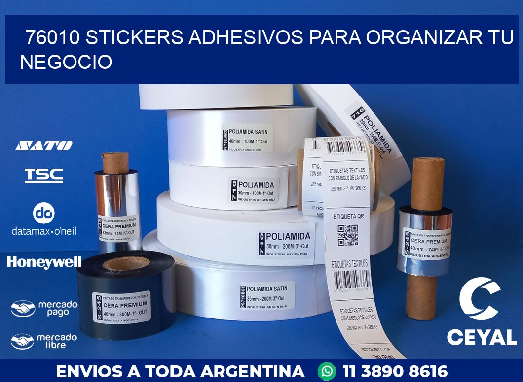 76010 STICKERS ADHESIVOS PARA ORGANIZAR TU NEGOCIO