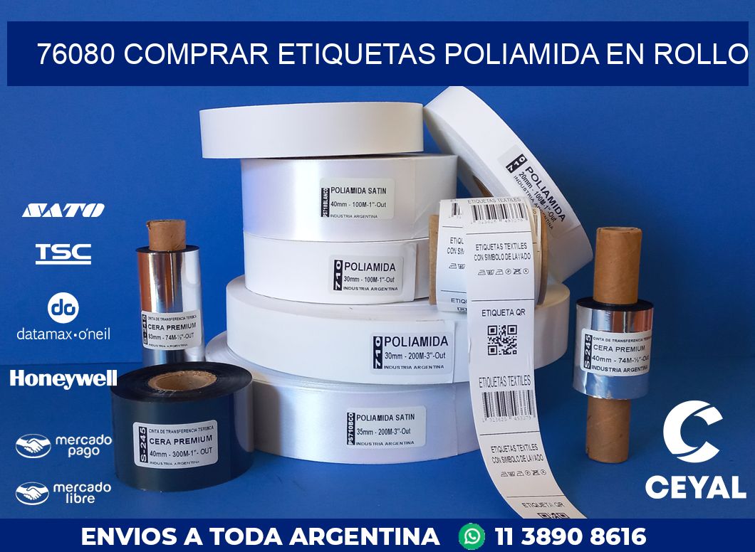 76080 COMPRAR ETIQUETAS POLIAMIDA EN ROLLO