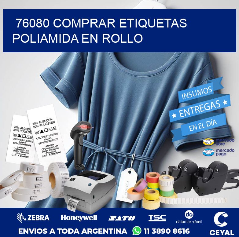 76080 COMPRAR ETIQUETAS POLIAMIDA EN ROLLO