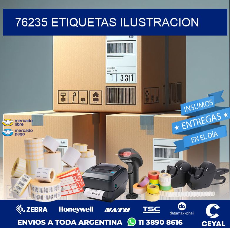 76235 ETIQUETAS ILUSTRACION