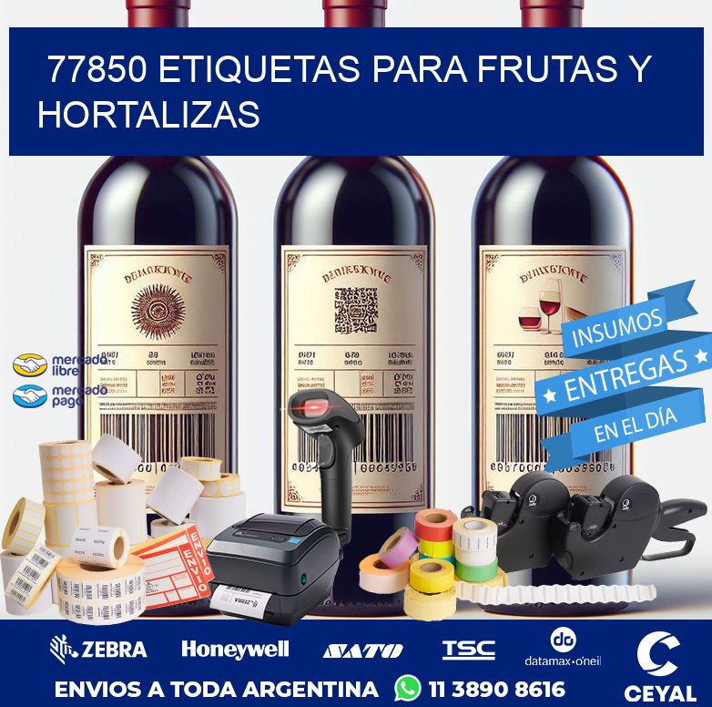 77850 ETIQUETAS PARA FRUTAS Y HORTALIZAS