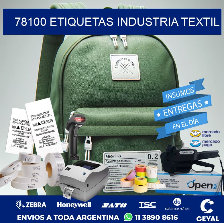 78100 ETIQUETAS INDUSTRIA TEXTIL