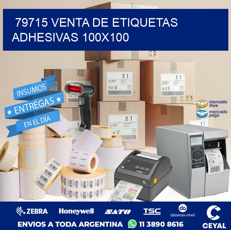 79715 VENTA DE ETIQUETAS ADHESIVAS 100X100