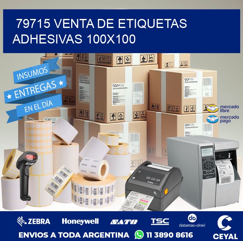 79715 VENTA DE ETIQUETAS ADHESIVAS 100X100