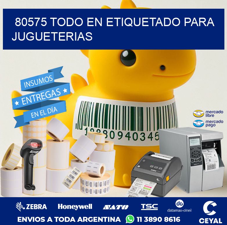 80575 TODO EN ETIQUETADO PARA JUGUETERIAS