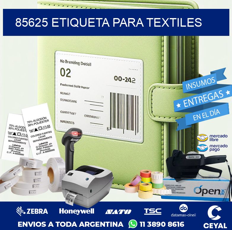85625 ETIQUETA PARA TEXTILES