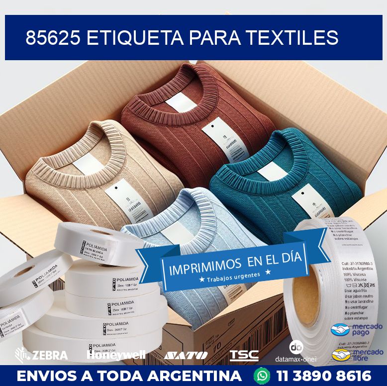85625 ETIQUETA PARA TEXTILES