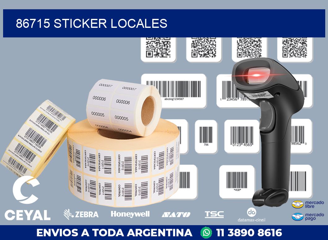 86715 STICKER LOCALES