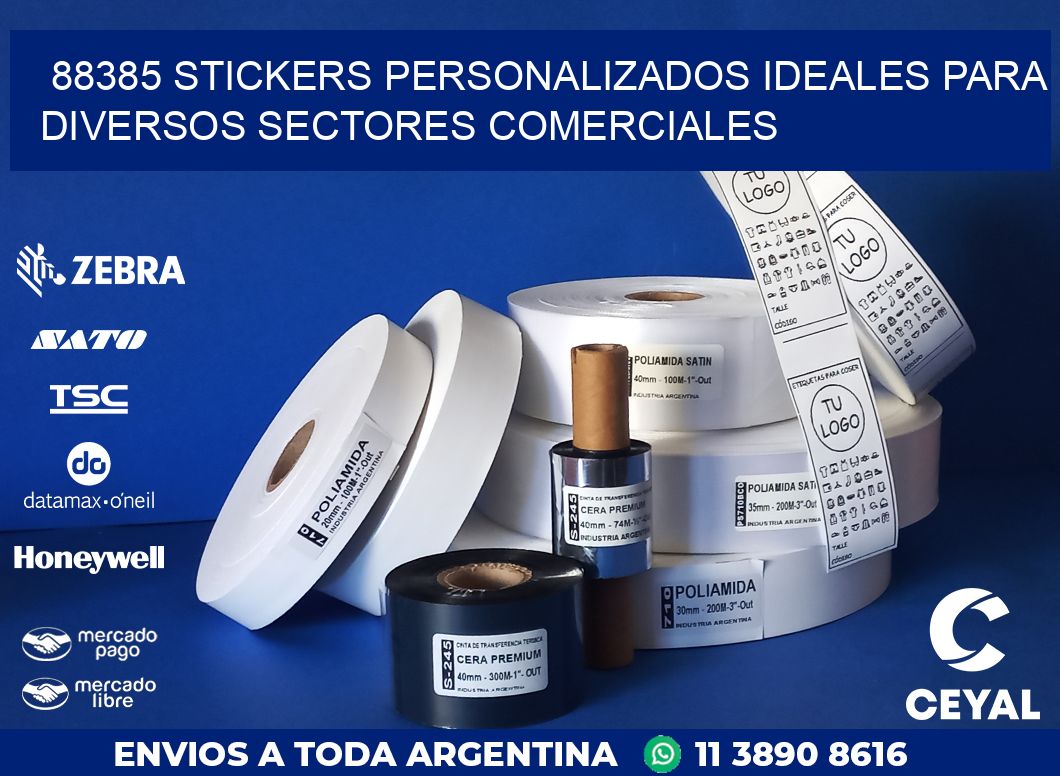 88385 STICKERS PERSONALIZADOS IDEALES PARA DIVERSOS SECTORES COMERCIALES