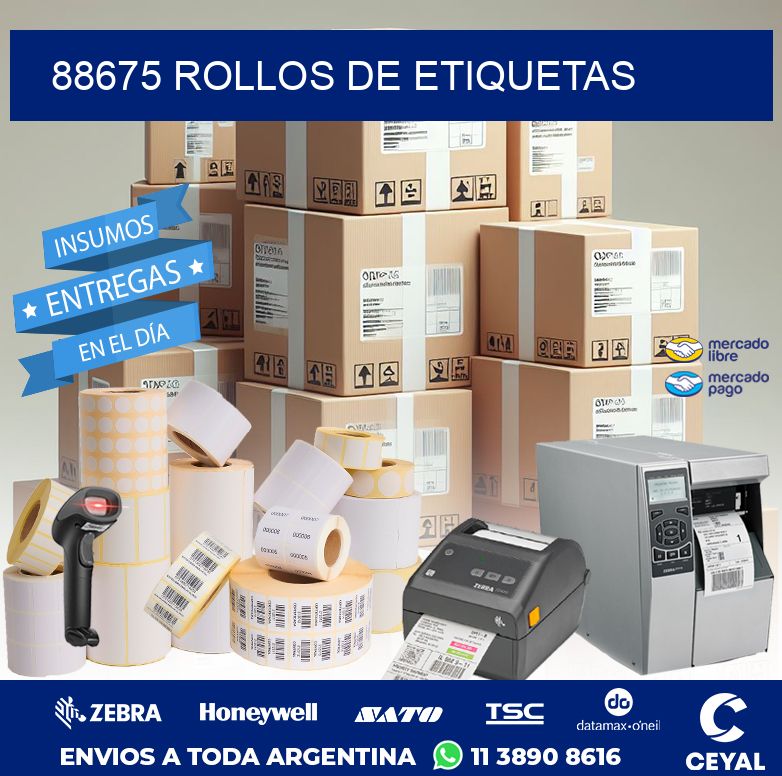 88675 ROLLOS DE ETIQUETAS