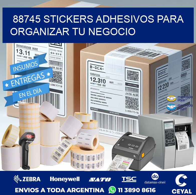 88745 STICKERS ADHESIVOS PARA ORGANIZAR TU NEGOCIO