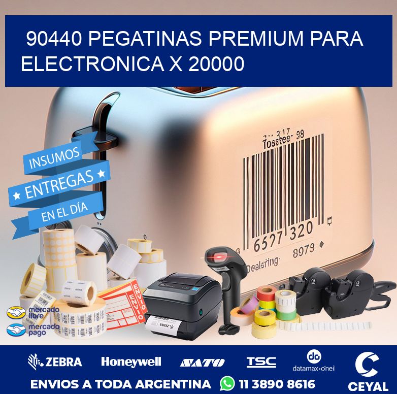 90440 PEGATINAS PREMIUM PARA ELECTRONICA X 20000
