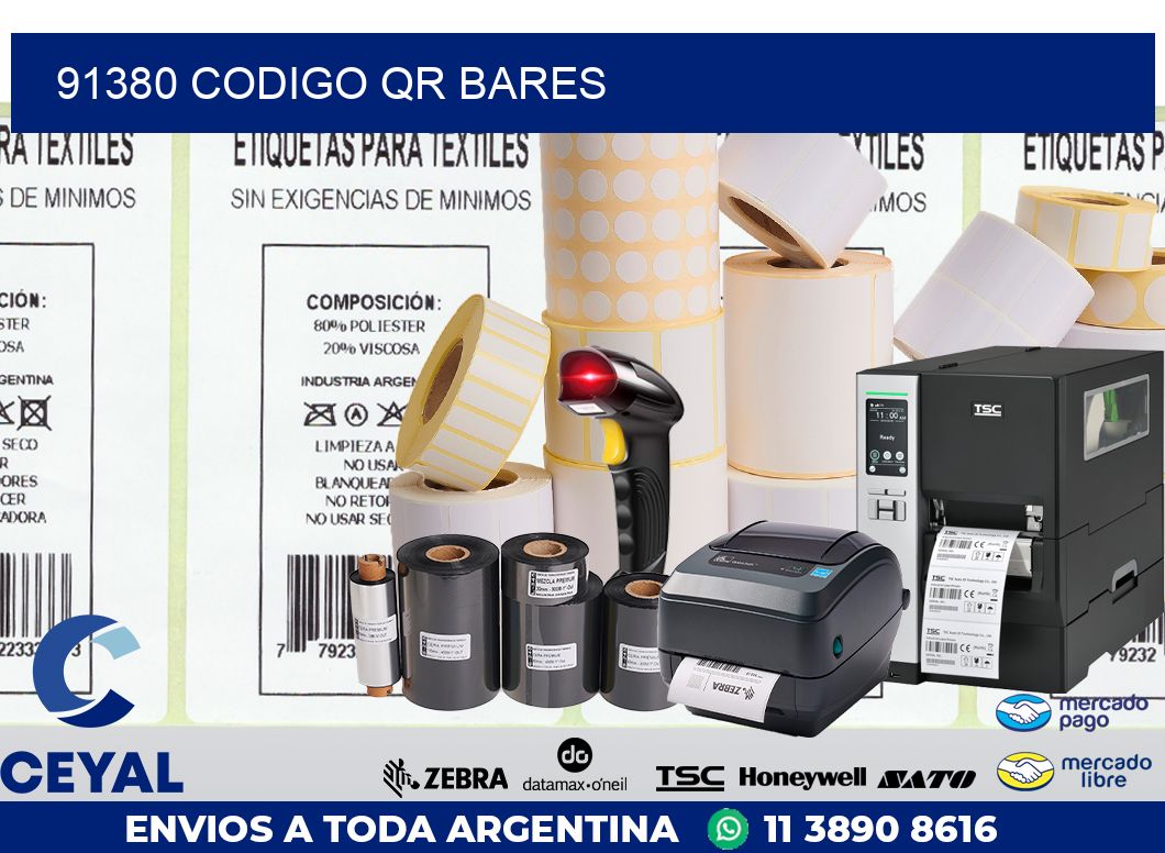 91380 CODIGO QR BARES