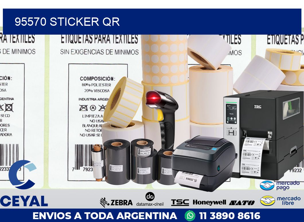 95570 STICKER QR