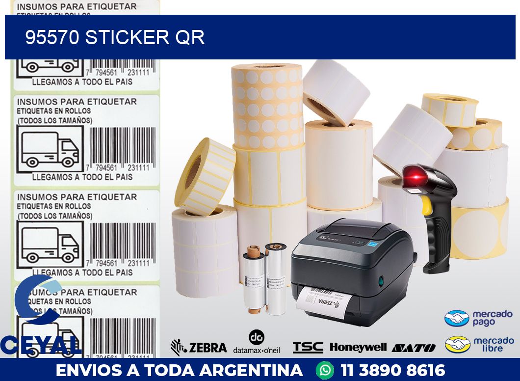 95570 STICKER QR