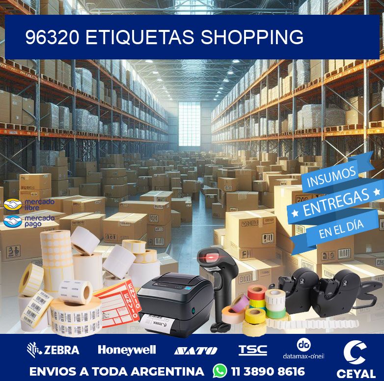 96320 ETIQUETAS SHOPPING