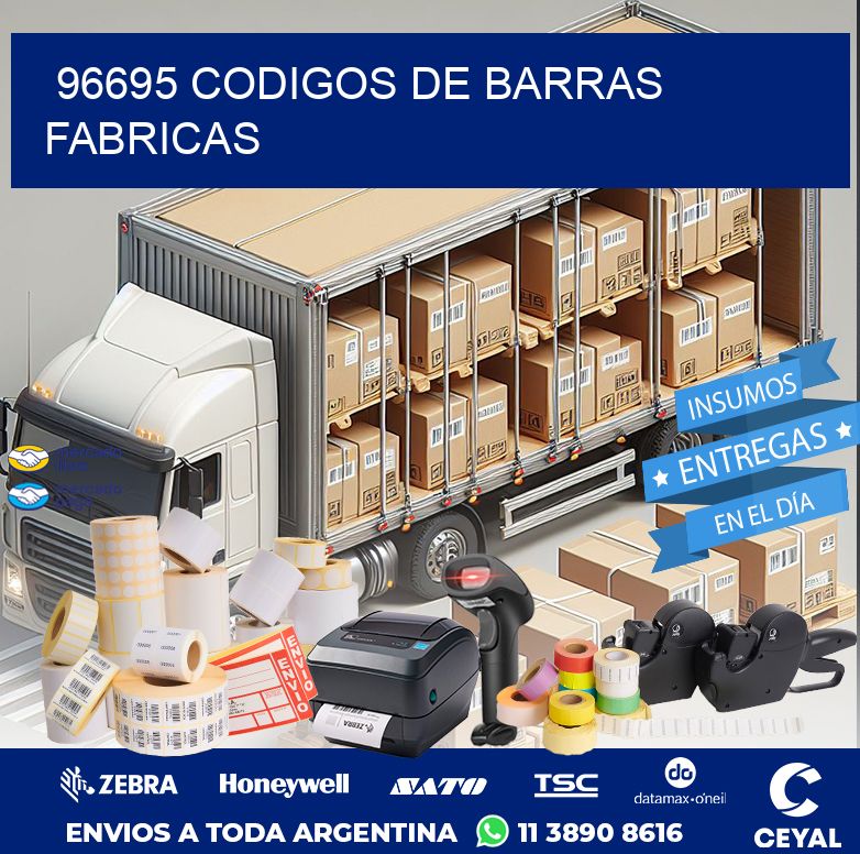 96695 CODIGOS DE BARRAS FABRICAS