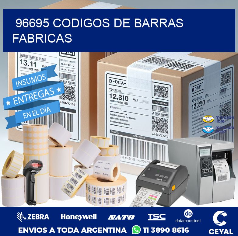 96695 CODIGOS DE BARRAS FABRICAS