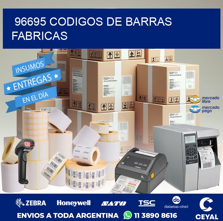 96695 CODIGOS DE BARRAS FABRICAS