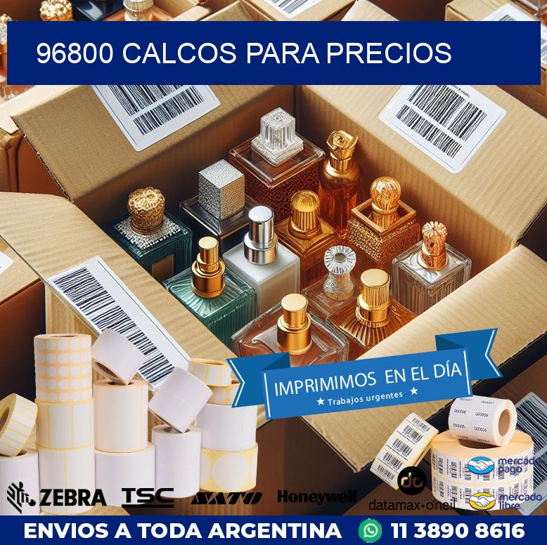 96800 CALCOS PARA PRECIOS