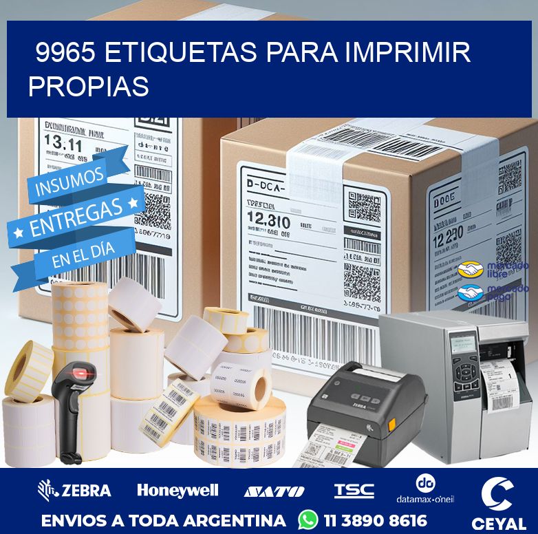 9965 ETIQUETAS PARA IMPRIMIR PROPIAS