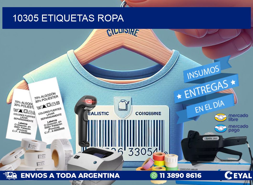 10305 ETIQUETAS ROPA
