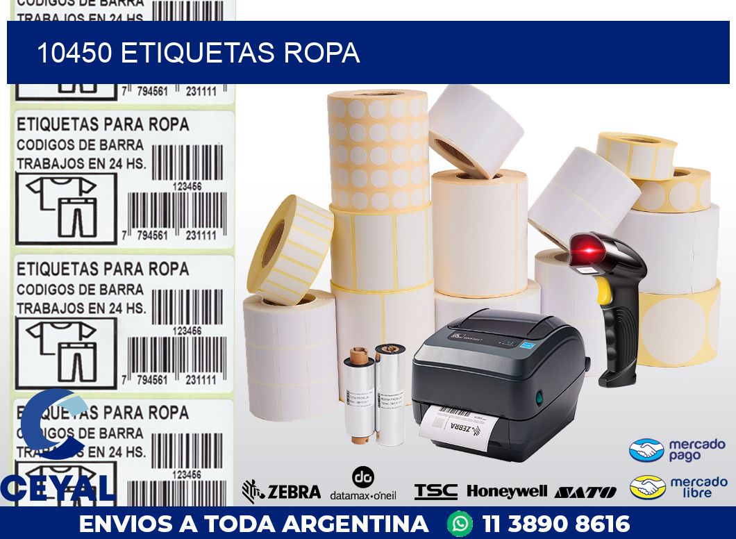 10450 ETIQUETAS ROPA