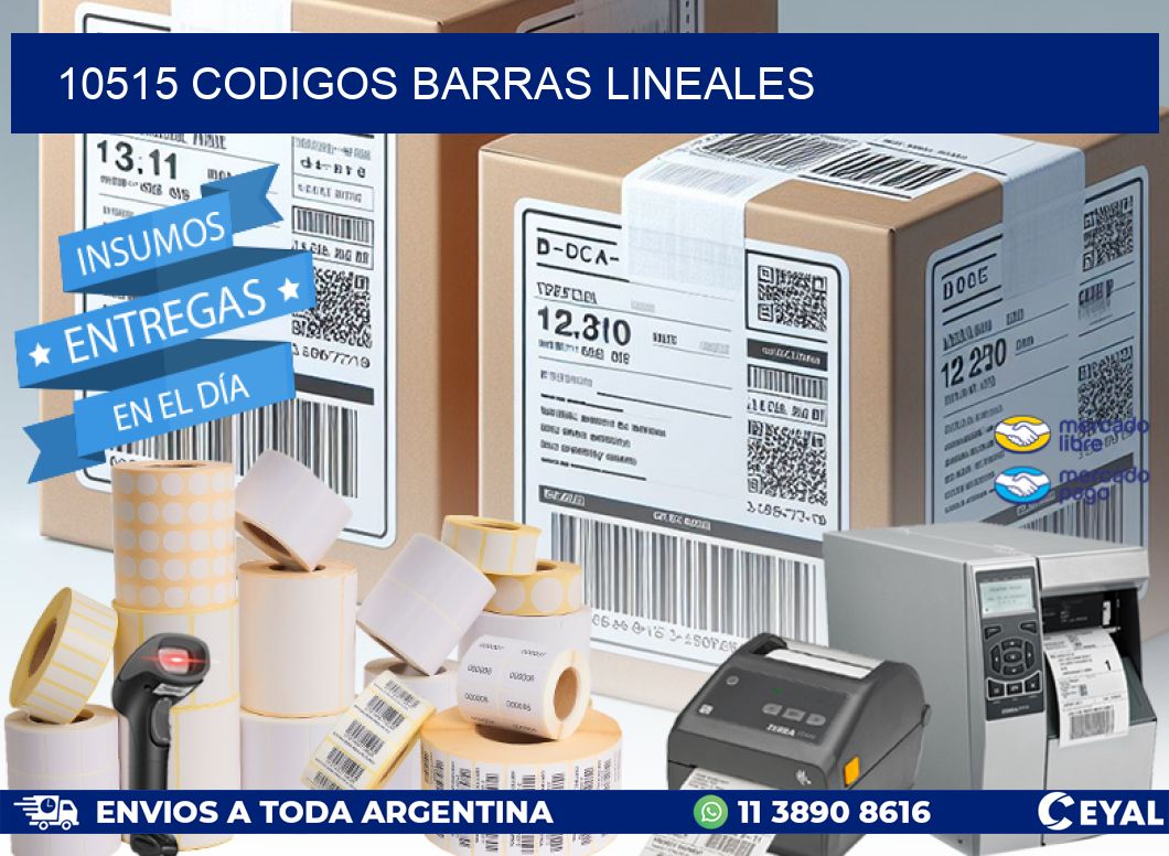10515 CODIGOS BARRAS LINEALES