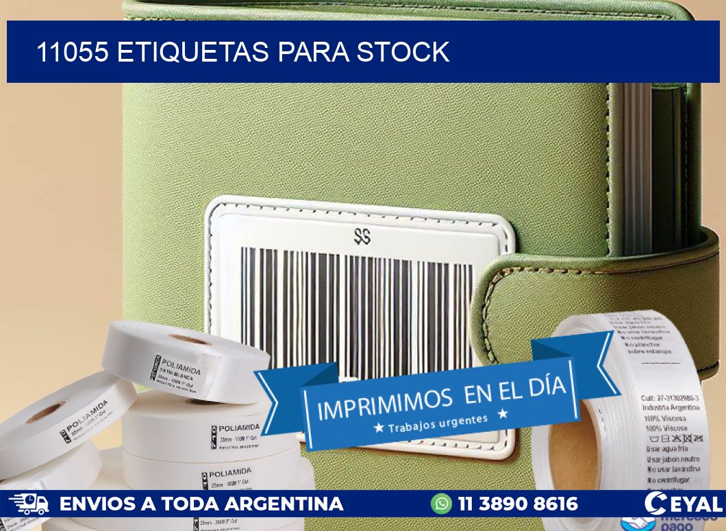11055 ETIQUETAS PARA STOCK
