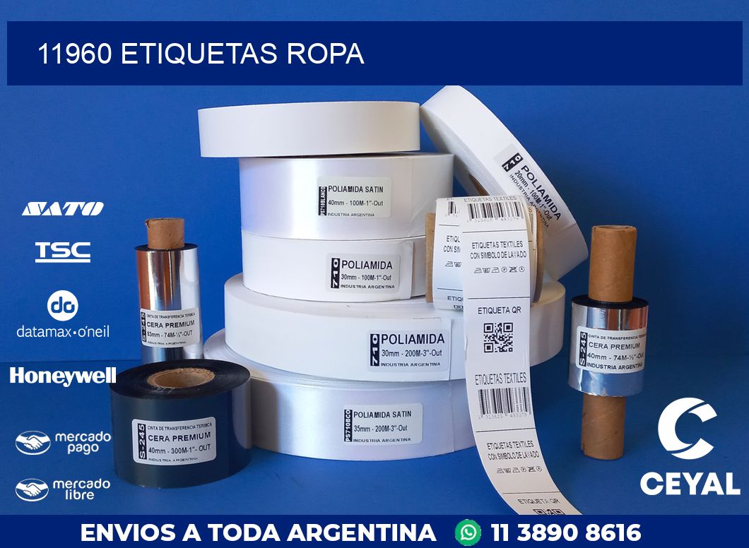 11960 ETIQUETAS ROPA