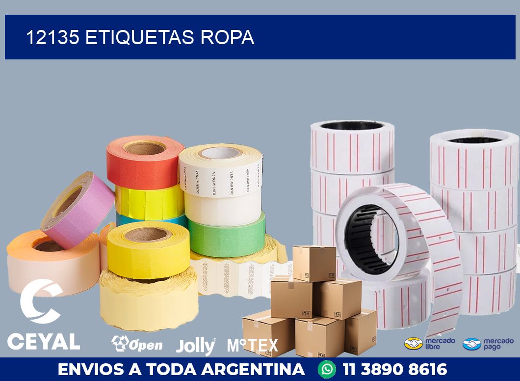 12135 ETIQUETAS ROPA