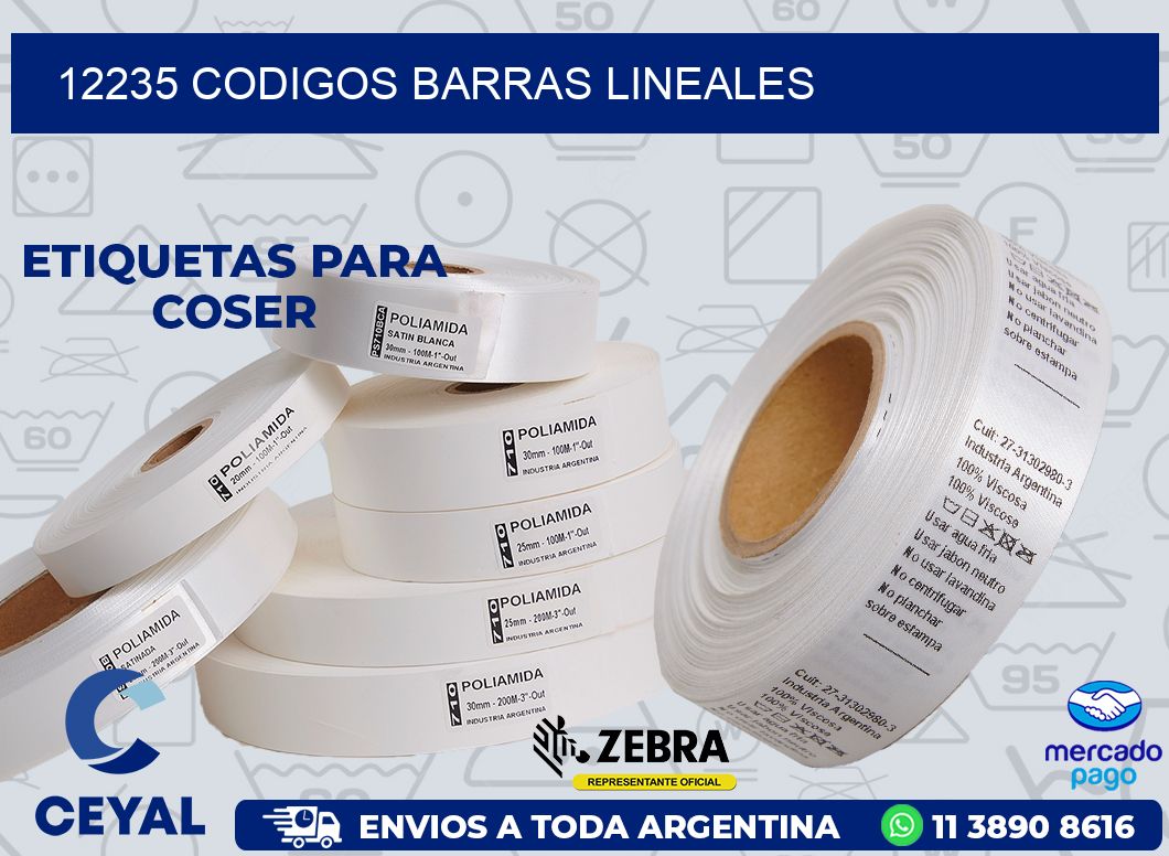 12235 CODIGOS BARRAS LINEALES