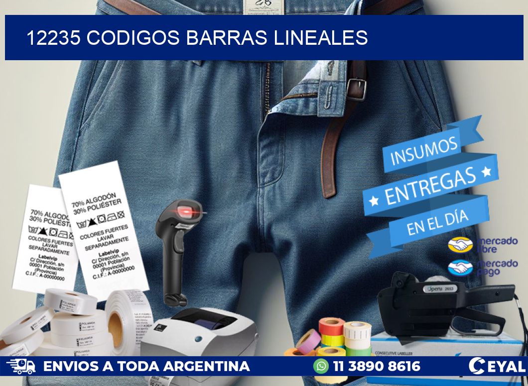 12235 CODIGOS BARRAS LINEALES