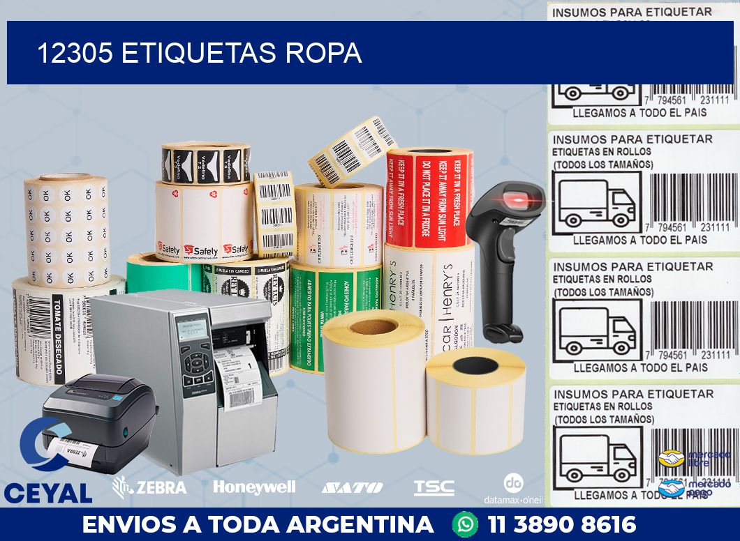 12305 ETIQUETAS ROPA