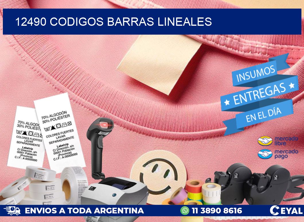 12490 CODIGOS BARRAS LINEALES