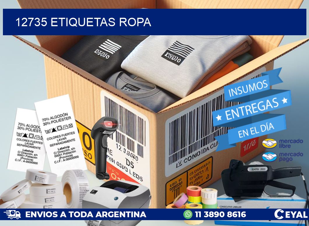 12735 ETIQUETAS ROPA
