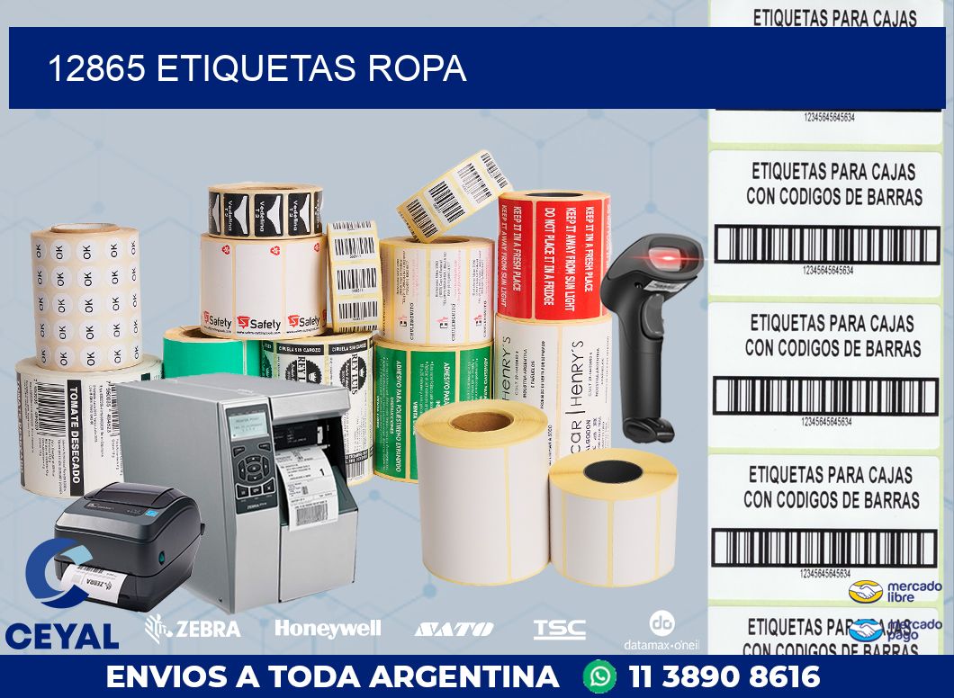 12865 ETIQUETAS ROPA