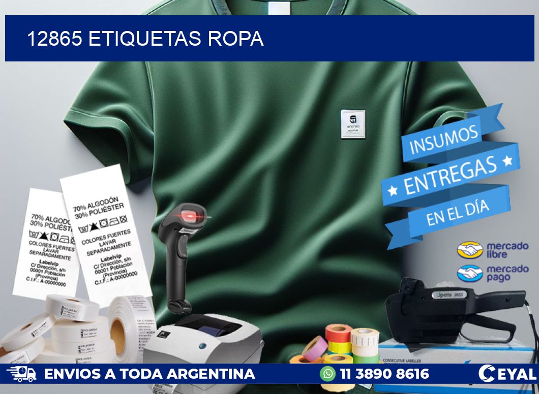12865 ETIQUETAS ROPA