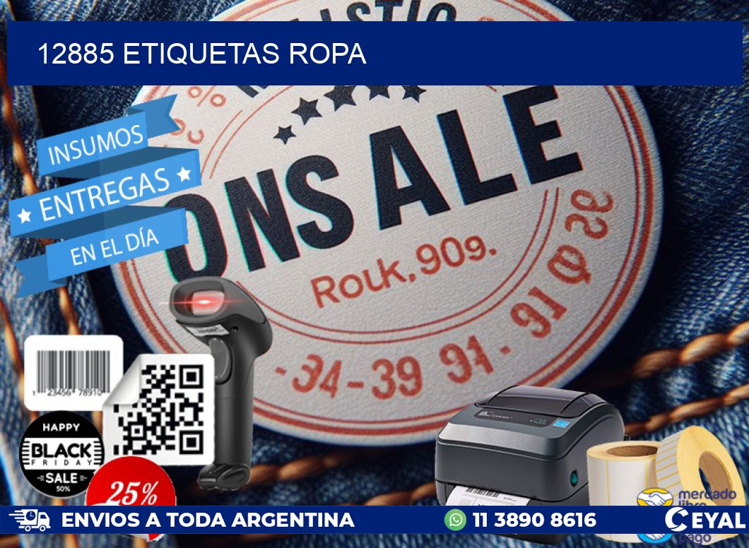 12885 ETIQUETAS ROPA