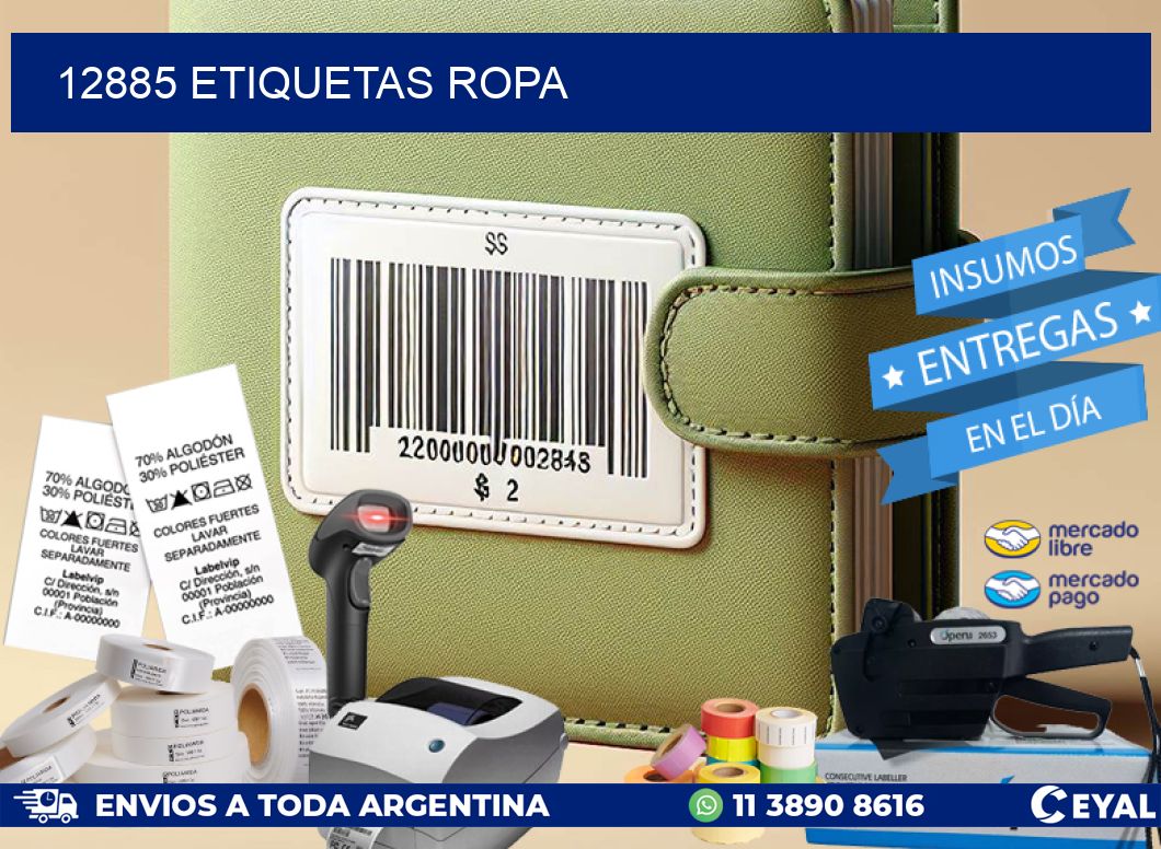 12885 ETIQUETAS ROPA