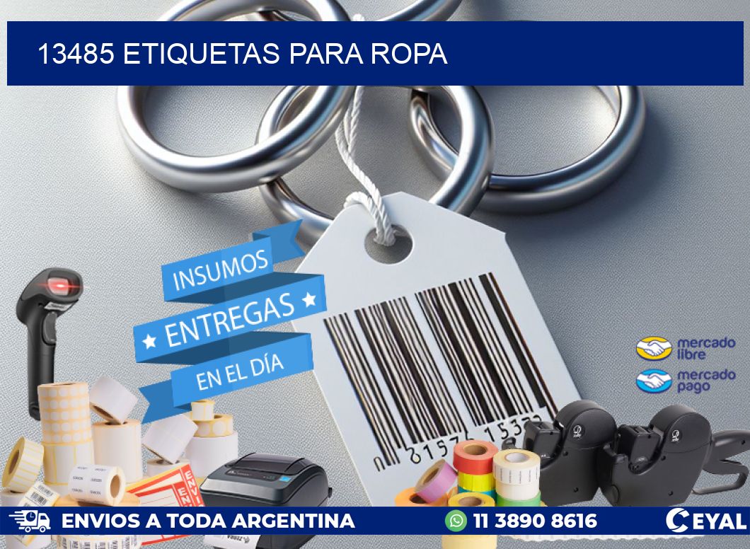 13485 Etiquetas para ropa