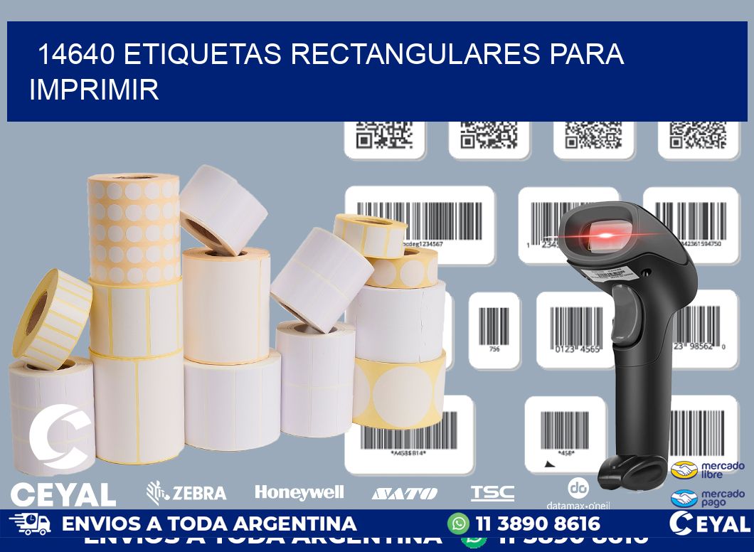 14640 etiquetas rectangulares para imprimir