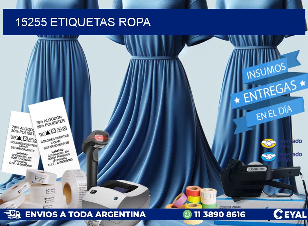 15255 ETIQUETAS ROPA