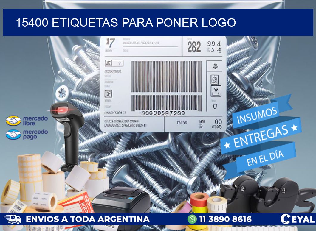 15400 ETIQUETAS PARA PONER LOGO
