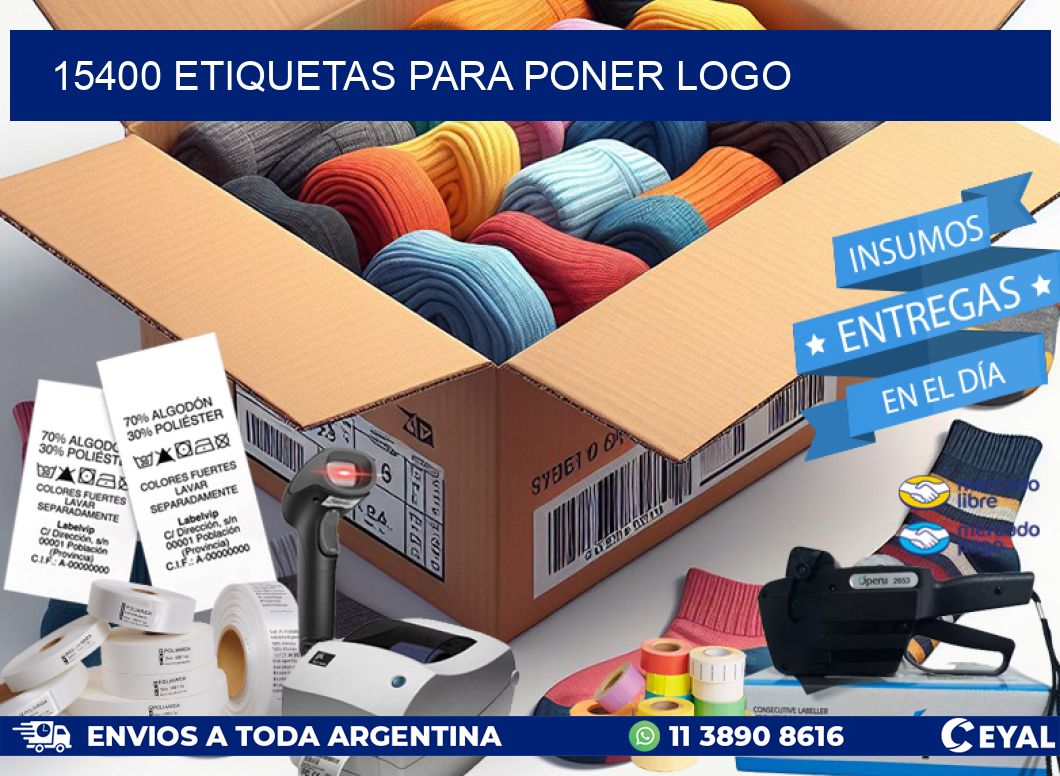 15400 ETIQUETAS PARA PONER LOGO